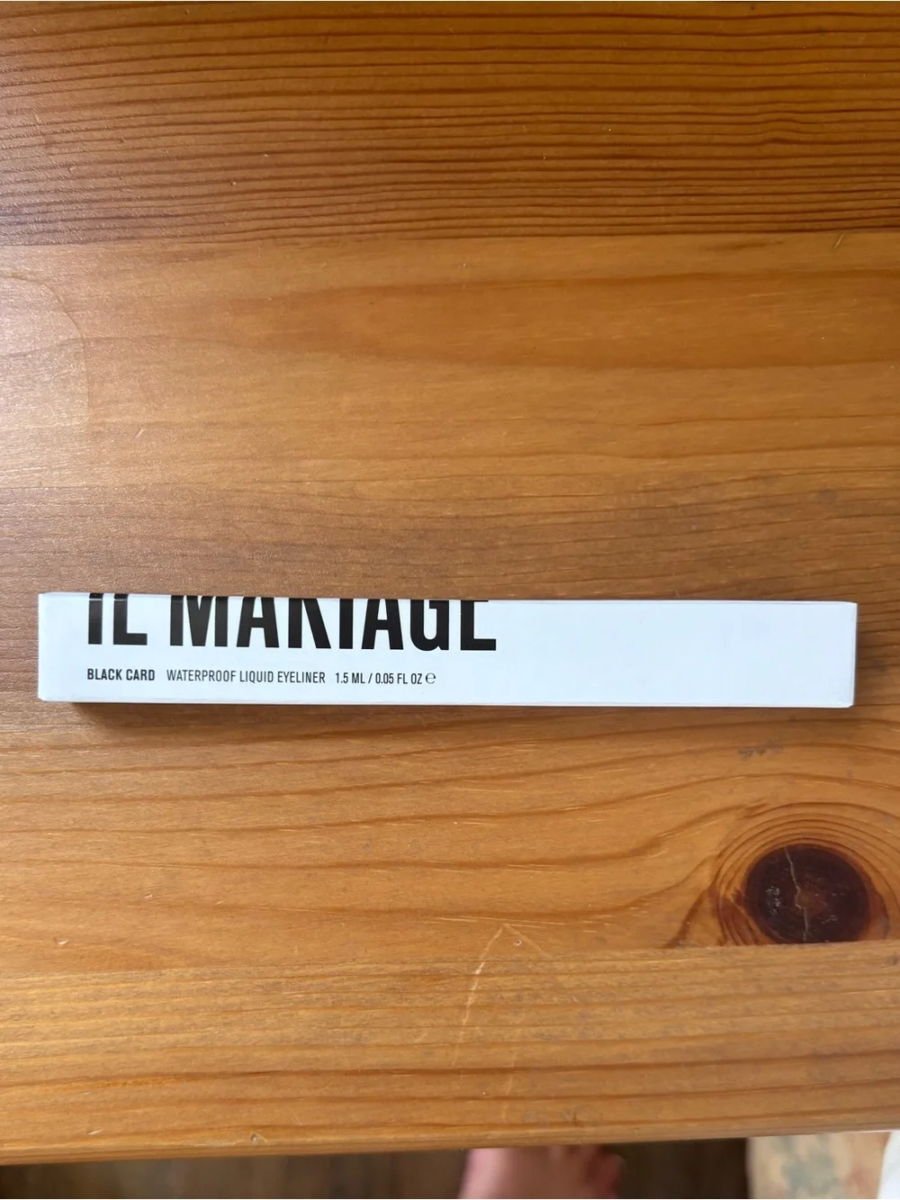 Black waterproof eyeliner
